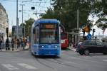 Am 16.09.2014 wurde diese Niederflurstraßenbahn in Stockholm aufgenommen.