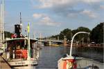 Museumsbetrieb Djurgardslinjen - Tw 331 auf der Djurgardsbrcke. 27.7.12