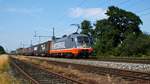 Hector Rail 242 516 (182 516)  FERDINAND  mit KLV-Zug in Richtung Osnabrück (bei Diepholz, 12.07.11).