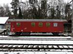 SBB - Dienstwagen Xs 40 85 95 32 723-5 abgestellt in Blach am 20.02.2009