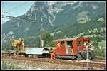 Heute ein paar Dia-Scan aus dem Jahre 1975 aus meiner Zeit als Betriebsdisponent im damals noch viergleisigen Bahnhof Rüthi SG. Tm II 728 Sommer 1975 in Rüthi SG.