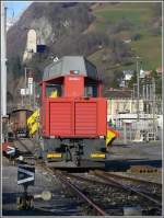 Tm 234 064-4 vor dem Schloss Sargans.