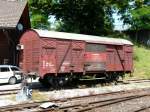 SBB - Dienstwagen Xs 40 85 95 46 904-5 abgestellt im Bahnhofsareal von St.Gallen-St.Fieden am 09.07.2011