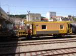 SBB Montagewagen Xs 40 85 95 58 630-1, in Chaux de Fonds.