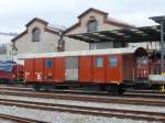 SBB - Dienstwagen Xs 40 85 9547 722-0 in Biel abgestellt am 22.03.2015