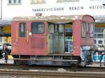 Baudiesnst Tm 2/2 ???? ohne Betriebsnummer im Bahnhof von Oberburg am 07.10.2006
