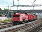 SBB - Lsch- und Rettungszug Xas  80 85 98 02 311-3 abgestellt im Bahnhofsareal von St.Gallen / St.Fieden am 21.06.2009