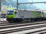 bls - Lsch und Rettungszug  Xans 99 85 91 73 071-3 im Bahnhof Frutigen am 17.09.2012