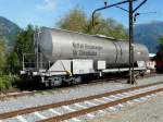 SBB  - Dienstwagen Xans 80 85 98-02 253-7 in Bellinzona am 18.09.2012