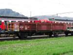 BLS - Dienstwagen Xs-u 99 85 93 52 702-6 abgestellt im Areal der Werkstätte der BLS in Oberburg am 18.04.2015 ... Standort in einem Feld neben dem Areal .. 