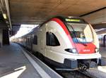 RABe 522 214 als S3 nach Porrentruy, im Bahnhof Basel SBB - 29.02.2012