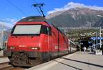 SBB Re 460 037-5  Sempacher See  am frühen Abend des 8.