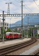 ABe 8/12 3502  Friedrich Hennings  (Stadler ALLEGRA) der Rhätischen Bahn (RhB) als IR 1165 nach St.