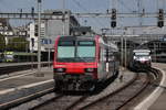 Reger Bahnverkehr am 02.09.2016 in Luzern.