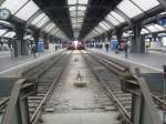 Hier die momentane Situation im Bahnhof Zrich. Da die Zge nicht ber der Baugrube nicht halten drfte ergibt sich im Moment folgendes Bild.