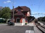 SBB Bahnhof Salez-Sennwald von der Sd-Seite am 15.8.06