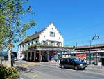 Bahnhof Pfäffikon SZ am Zürichsee. (Nicht zu verwechseln mit Pfäffikon ZH am Pfäffikersee, im Zürcher Oberland) - 23.06.2016
