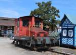 28.7.2014 KLeine Rangierlok im Hafen von Romanshorn,