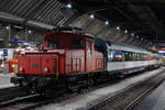 SBB: E 3/3 16410 + SRm 89-90-100-7  le salon de luxe  + Apm 19-90 104-4 in Zürich HB am 6.