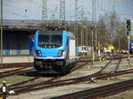 Railpool/BLS Cargo 187 001-3 am 23.03.17 in Basel Bad Bhf vom Bahnsteig aus fotografiert