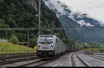 Railpool 187 005, im Einsatz für BLS Cargo, erreicht am Vormittag des 4.