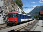 Extrazug Brig-Lalden bei der Durchfahrt in Lalden am 16.6.2007