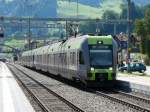 bls - Einfahrende Ltschberger im Bahnhof Frutigen am 17.09.2012