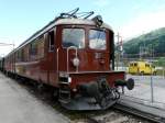 BLS / 100 Jahre Ltschbergbahn - Lok Ae 8/8  273 im Festgelnde in Frutigen am 30.06.2013