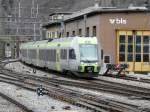 bls - Triebzge  Ltschberger  RABe 535 115 und RABe 535 114 bei der einfahrt im Bahnhof Brig am 24.03.2013