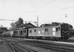 EBT: Zug 4362 mit De 4/4 235 und BDe 2/4 221 in Gerlafingen im Juni 1979.