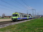 BLS - Regio nach Thun mit dem Triebwagen RBDe 4/4 565 732-5 unterwegs bei Lyssach am 25.03.2017