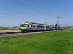 BLS - Regio nach Thun mit dem Triebwagen RBDe 4/4 565 741-6 unterwegs bei Lyssach am 25.03.2017