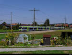 BLS - Triebzüge RABe 525 017 und RABe 525 023 als Regio nach Bern unterwegs bei Lyssach am 17.09.2018