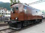 BLS / 100 Jahre Ltschbergbahn - Lok Ce 4/4 312 in Frutigen am 30.06.2013