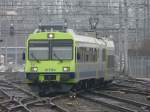 BLS - Regio nach Langnau an der Spitze der Steuerwagen ABt 50 85 80-35 931 bei der einfahrt im Bahnhof Burgdorf am 02.02.2014