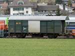 BLS - ex Schweizer Post / Dienstwagen X  99 85 93 83 113-9 in Oberburg am 22.02.2014