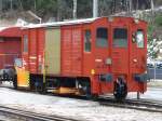 bls Dienstwagen Schneepflugwagen X-v 40 63 94 05 001-6 Abgestellt im Bahnhof von Goppenstein am 10.03.2007