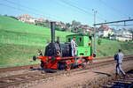 150 Jahre Schweizer Bahnen - Jubiläum 1997.

Lok HEG-3 'Zephir'. Die kleine E2/2 war ursprünglich bei der Bödelibahn und dann ab 1917 bei den Metallwerken Dornach als Lok 2 im Einsatz. Die Lok des Typs XIIId der Firma Krauss in München entstand 1874 unter der Fabriknummer 290.

historisch-Scan

1997-09-19 Küssnacht-am-Rigi 