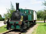 1. Feldschlsschen-Lok E 2/2 Baujahr 1907. Standort Brauerei Feldschlsschen Rheinfelden, Aargau. Juni 2005