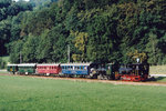OeBB: Dampfzug mit den E 3/3 1 und 2 aus den Jahren 1899 bzw.