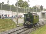 Jubilumsparade in Lausanne 1997.150 Jahre Schweizer Eisenbahnen.