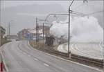 Winterdampf des Vereins Historische Emmentalbahn.