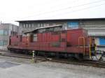 SBB - Rangierlok Am 6/6  18522 im Gterbahnhof von Biel am 12.03.2011