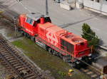 SBB -  Am 843 025-8 im Güterbahnhof von Muttenz am 26.03.2017 