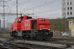 Am 843 020-9 durchfährt am 30.12.2022 den Bahnhof Pratteln.