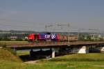 Am 843 083 mit Eaos am Haken am 02.07.2010 bei Oberrti.