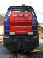 Am 843 060-5 Abgestellt im SBB Gterbahnhof von Biel / Bienne am 05.11.2006