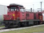 SBB - Bm 4/4  18443 vor dem SBB Depot in Biel / Bienne am 16.12.2007