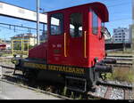Verein Historische Seetalbahn - Rangierlok Tm 2/2  465 (ex SBB) in Hochdorf am 02.09.2023
