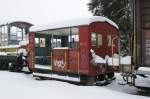 Tm 2/2 511 ex SBB abgestellt in Le Chlet (Le Locle) auf dem Gelnde der Swisstrain.16.02.2009